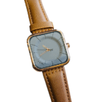 TOMI T-093 – Elegant Square Dial Leather Strap Watch for Men - Image 2