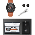 TOMI T-601 – Premium Leather Strap Chronograph Watch for Men - Image 7