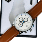 TOMI T-601 – Premium Leather Strap Chronograph Watch for Men - Image 5