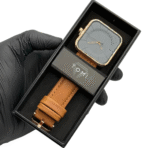 TOMI T-093 – Elegant Square Dial Leather Strap Watch for Men - Image 5