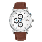 TOMI T-601 – Premium Leather Strap Chronograph Watch for Men - Image 2